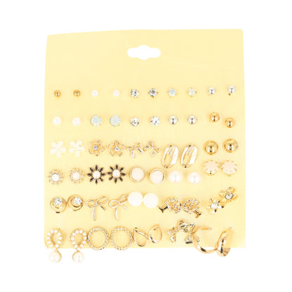 set 30 aretes para mujer