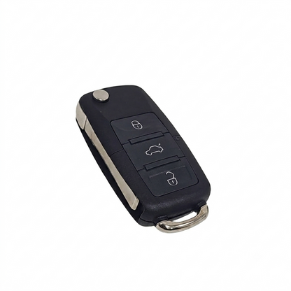 Control remoto tipo navaja de 3 botones para vehículos Volkswagen.
