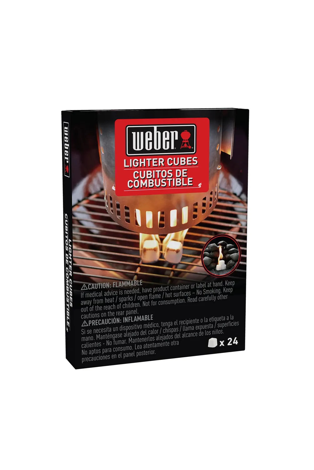 Cubos de encendido para carbón con 24 unidades