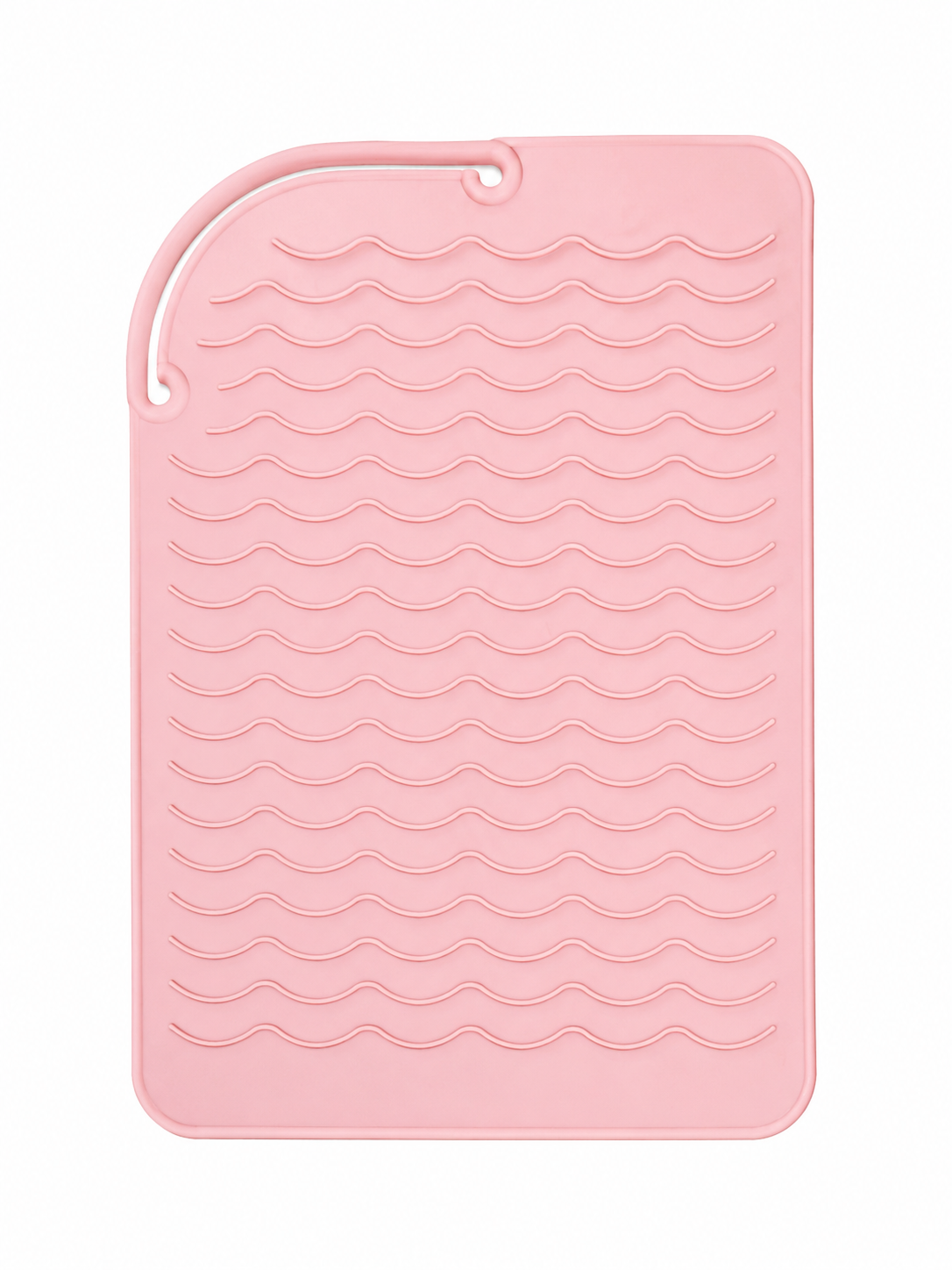 Tapete Escurridor de Silicona para Cocina Color Rosa.