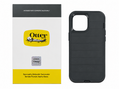 Funda protectora resistente para iPhone 13 Pro Max con diseño reforzado en color negro.