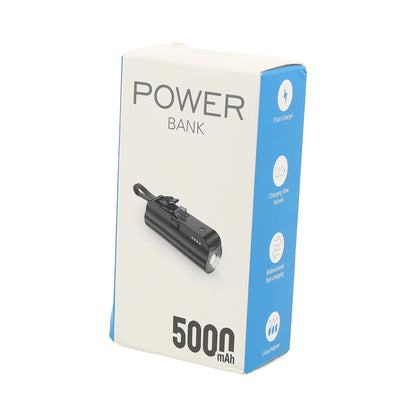 (power bank) portátil con una capacidad de 5000 mAh.