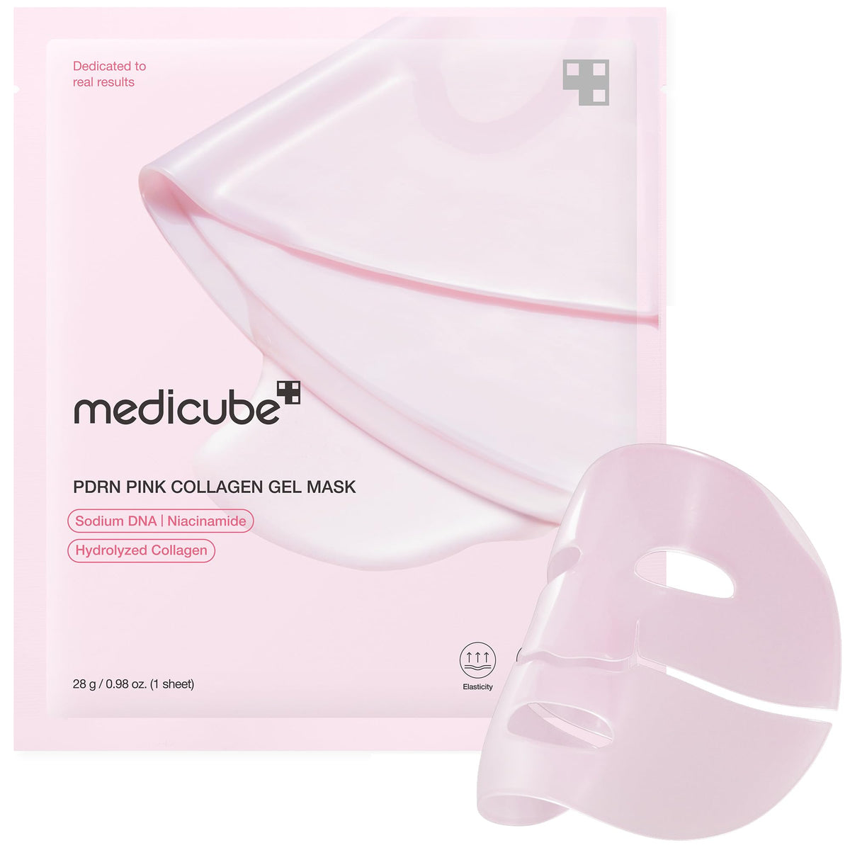 Pack de 4 mascarilla facial coreana de hidrogel diseñada para el cuidado de la piel.