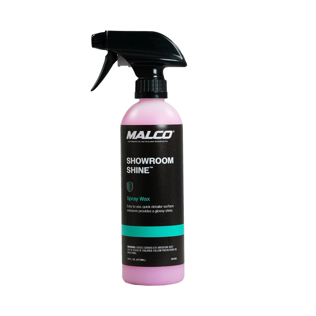 Cera en spray para vehiculos, ofrece un acabado rápido y brillante.