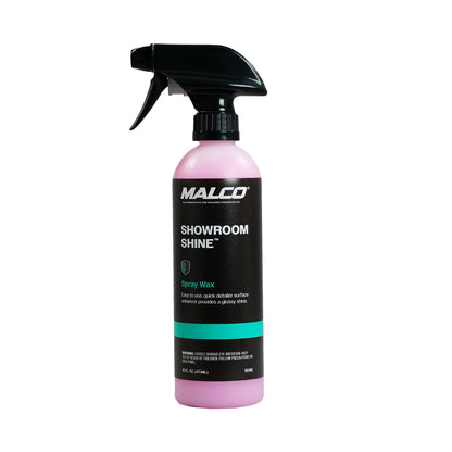 Cera en spray para vehiculos, ofrece un acabado rápido y brillante.