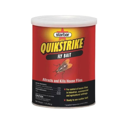 Starbar QuikStrike Fly Bait diseñado para atraer y matar moscas domésticas rápidamente.