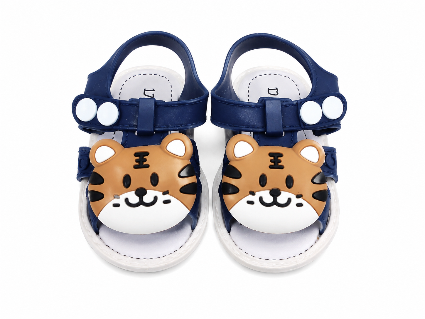 Zapatos de bebe con estilo de oso, Talla 17.