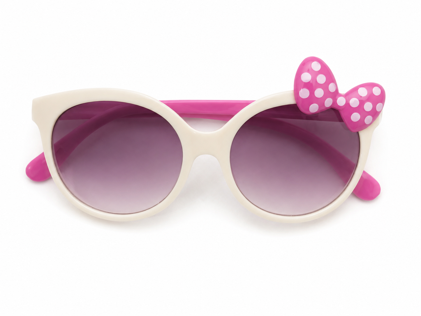 Gafas de Sol Infantiles con Lazo Decorativo Rosa.