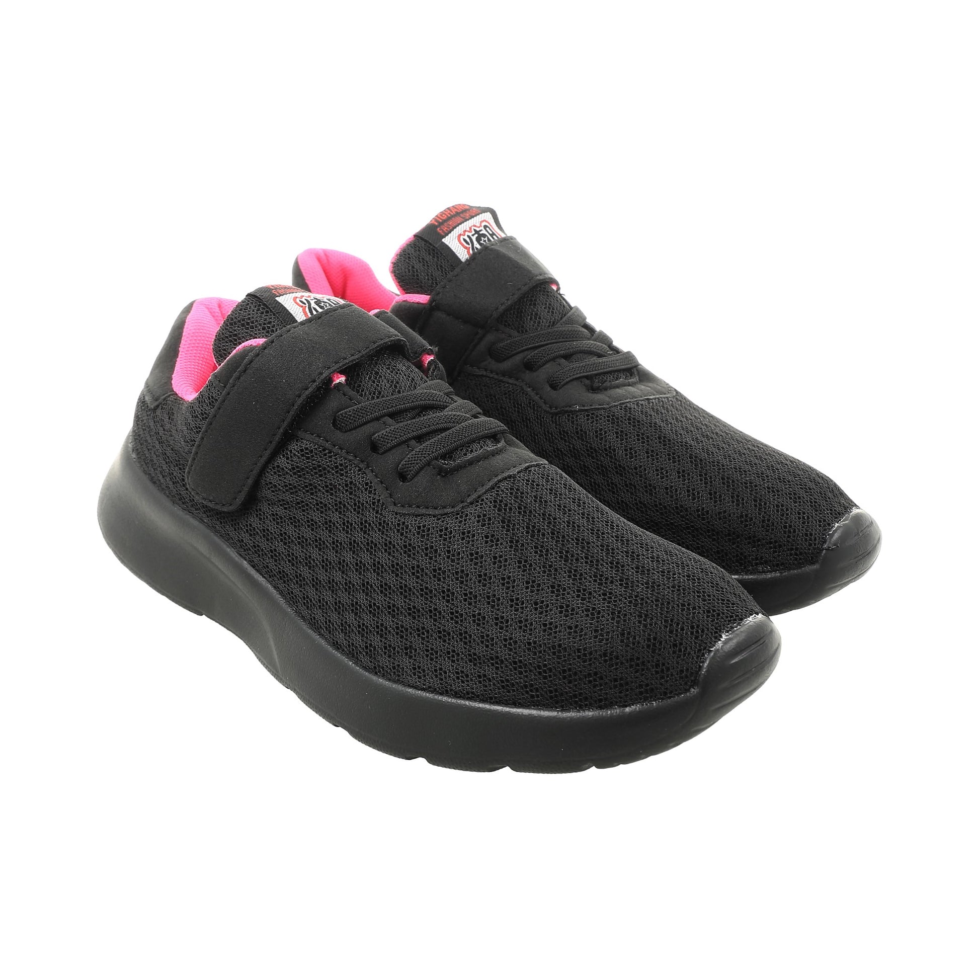 Tenis para mujer YISHANG, negros/rosa. size 38