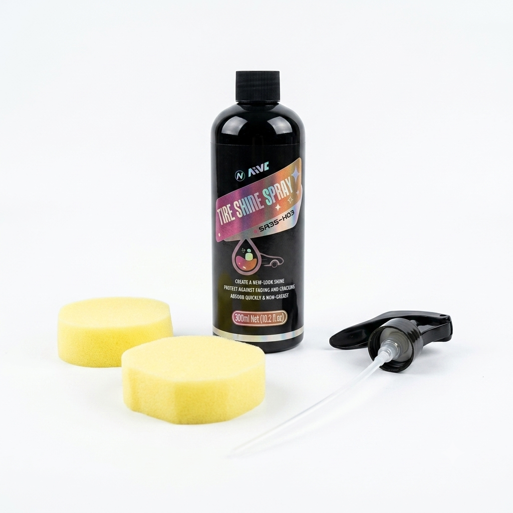 Spray para brillo de neumáticos 300ml,.
