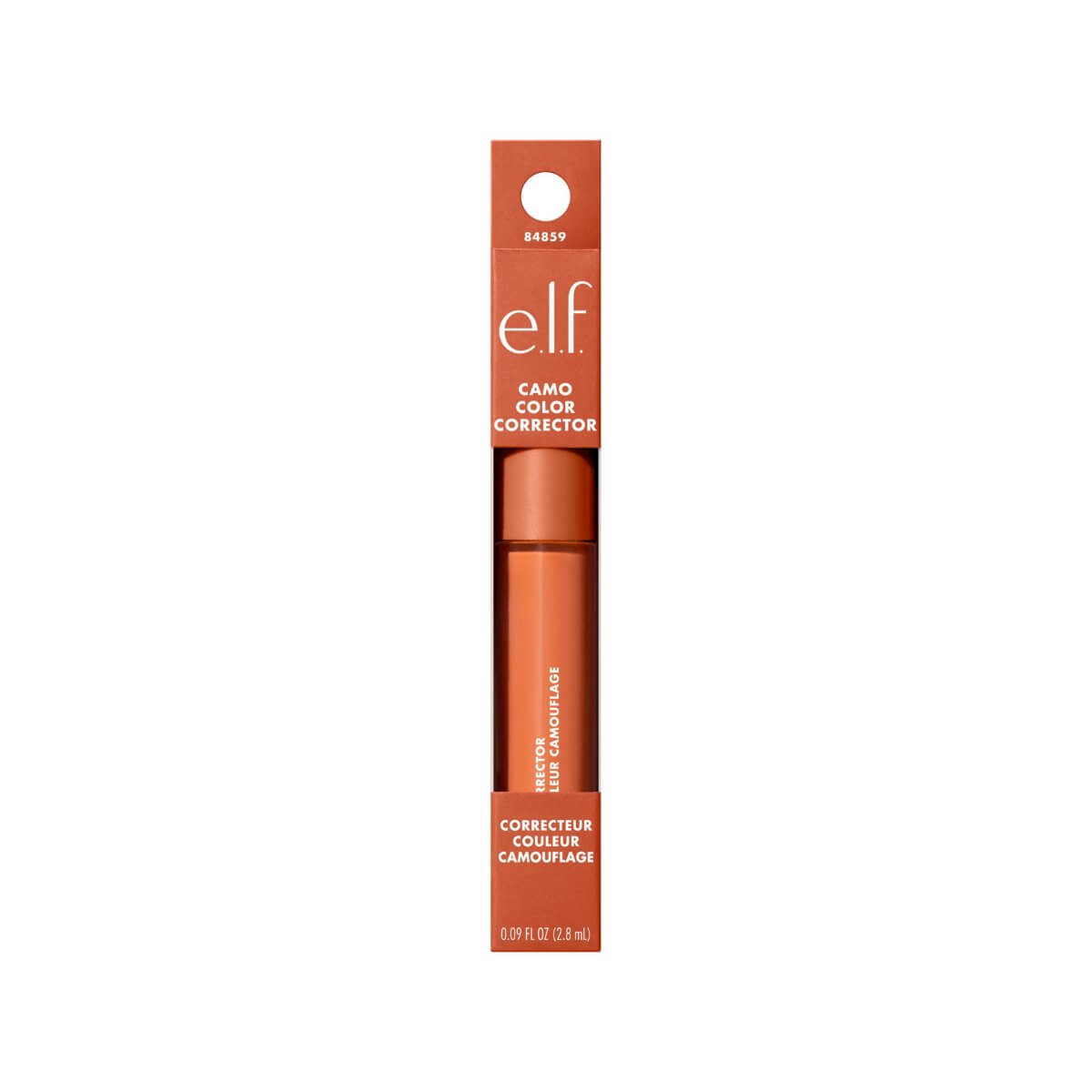 Corrector camo en tono naranja, diseñado para neutralizar manchas oscuras e hiperpigmentación.
