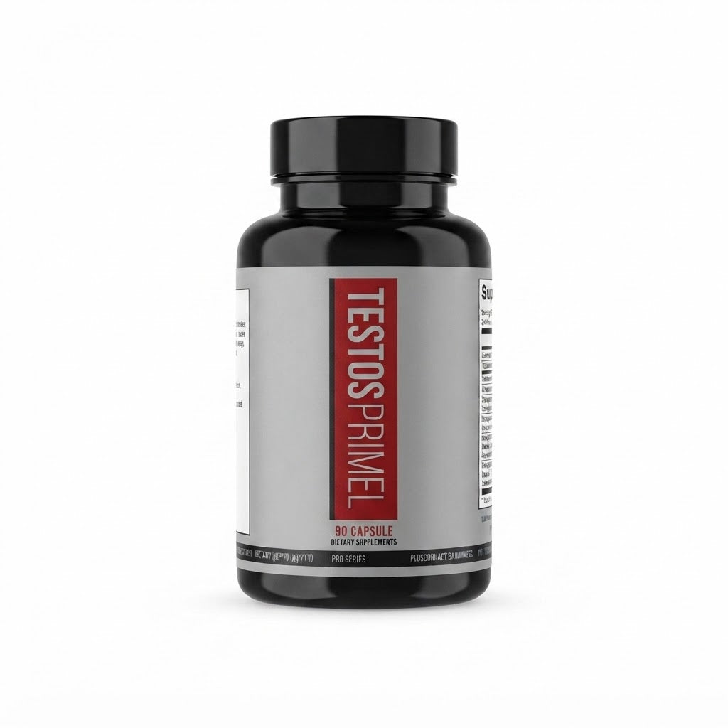 Suplemento dietético llamado Testos Primel,para mejorar la fuerza muscular y el rendimiento físico.