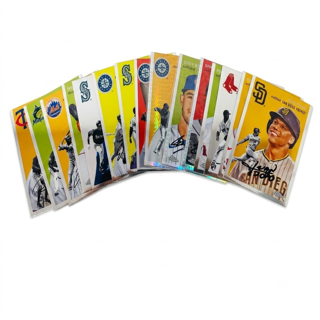 Surtido de cartas de Beisbol de diferentes jugadores, 28 und.