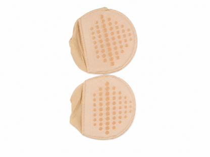 Almohadillas Antideslizantes para Talón Color Beige, Paquete de 2 Piezas.