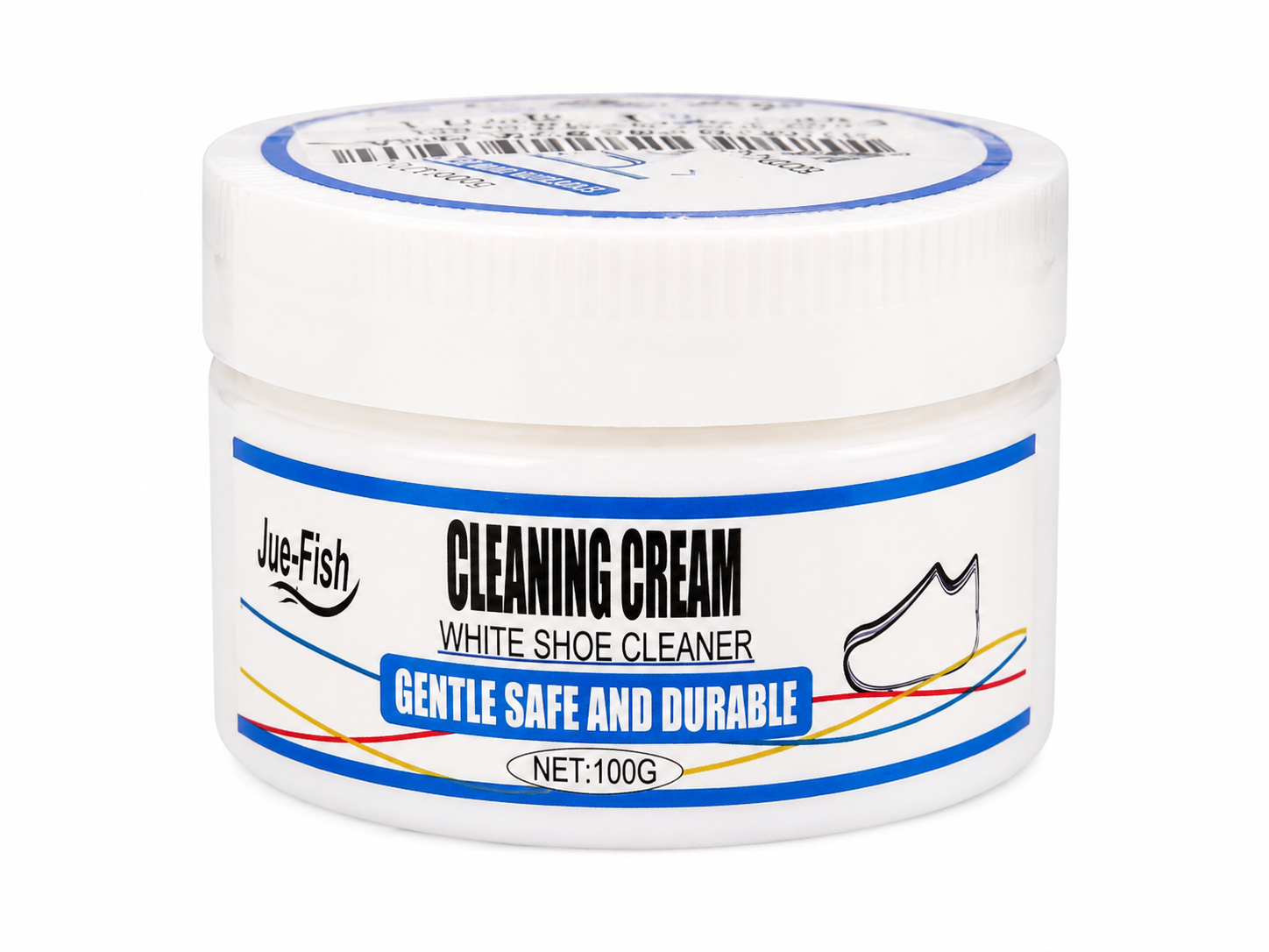 Crema Limpiadora para Calzado Blanco con Fórmula de Limpieza Profunda.