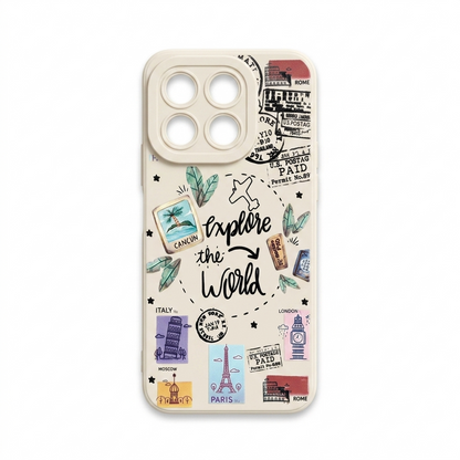 Case para Honor X8b, explore the world.
