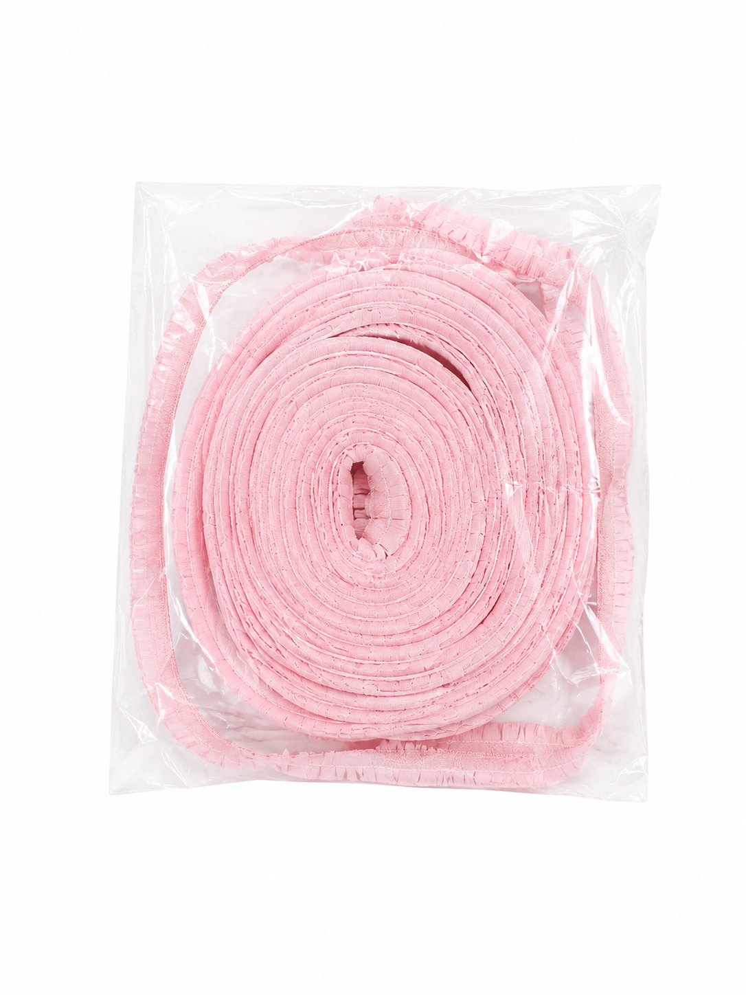 Tiras Decorativas Rosadas con Diseño Fruncido para Manualidades y Decoración.