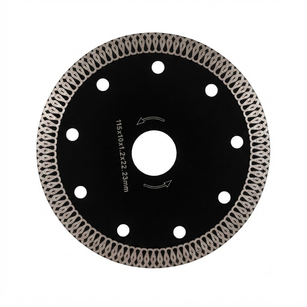 Disco de diamante que cuenta con un borde continuo tipo Turbo o X-Mesh.