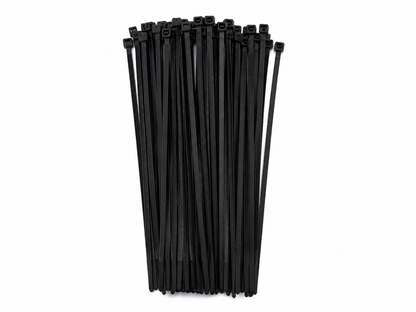 Bridas de Nylon Negras para Organización de Cables 6 Pulgadas.