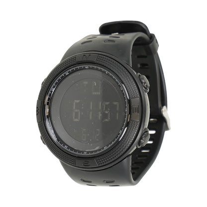 Reloj digital, negro.