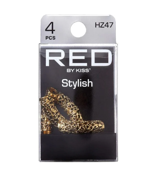 Adornos elegantes para trenzas, 4 unidades.