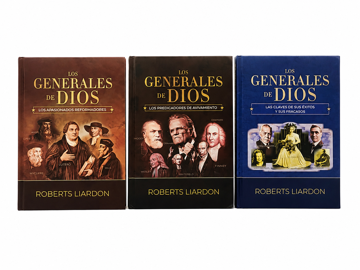 Set de Libros Los Generales de Dios – Colección de 3 Volúmenes por Roberts Liardon.