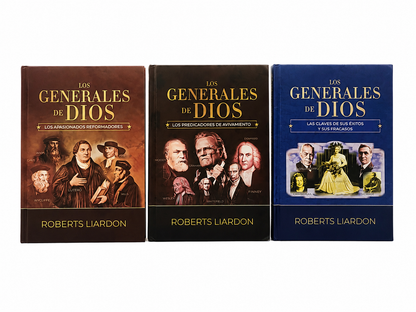 Set de Libros Los Generales de Dios – Colección de 3 Volúmenes por Roberts Liardon.