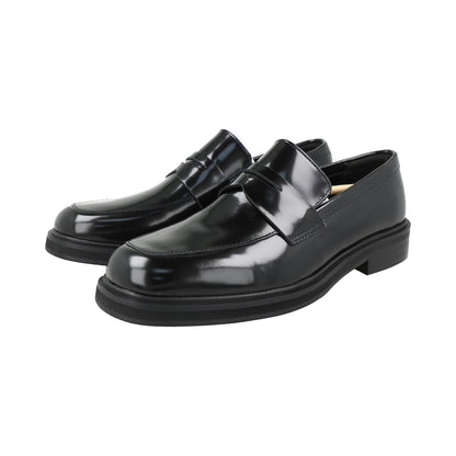 Zapatos mocasines elegantes negros, size 9