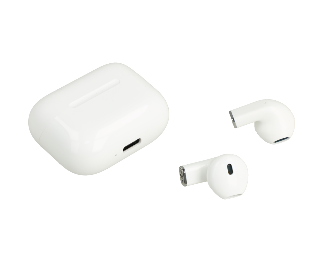 Audifonos ligeros bluetooth, blancos.