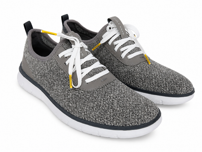 Zapatillas Tejidas Ultra Ligeras Gris Jaspeado 10 M.