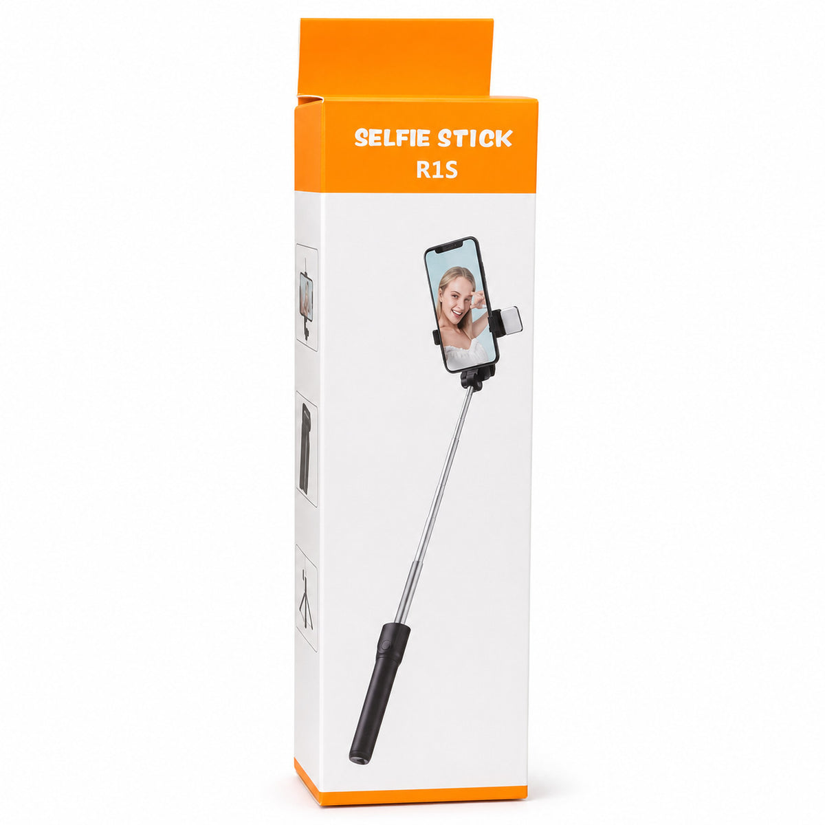 Palo de selfi y trípode para teléfonos celulares.