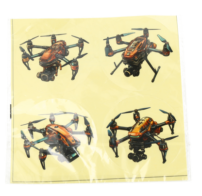Pegatina drone.
