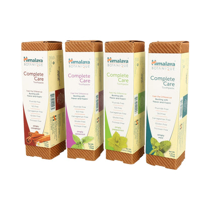 combo de pastas de dientes Himalaya Botanique Complete Care Distintos sabores