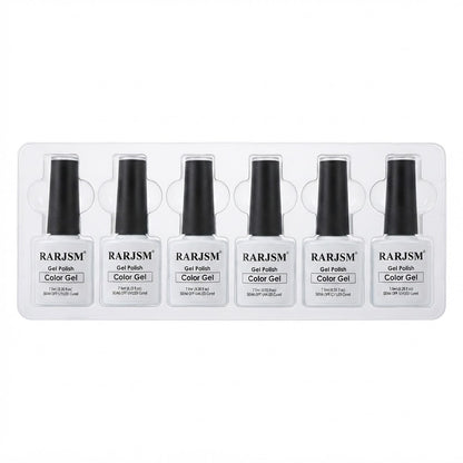 Set de 6 esmaltes de uñas en gel, modelo Color Gel.