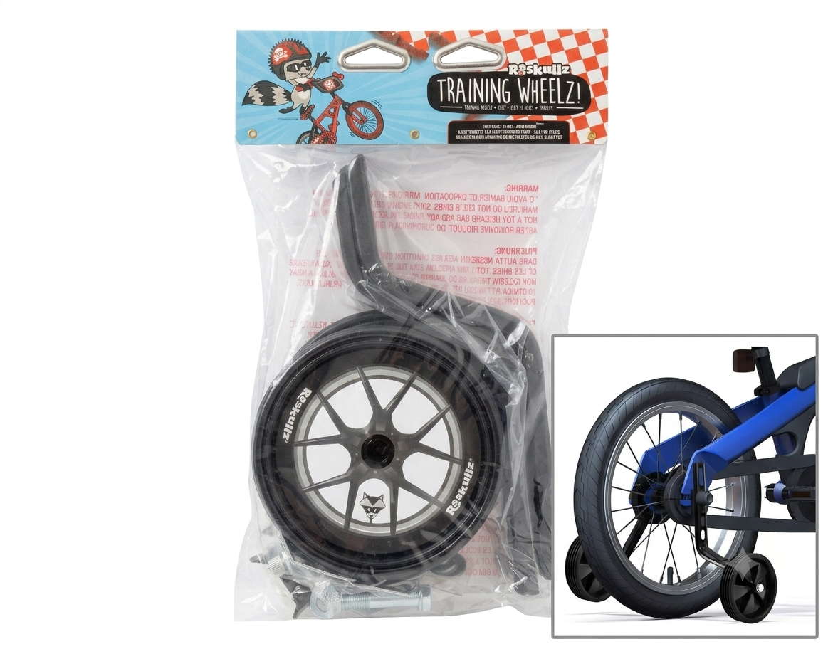 Ruedas de entrenamiento para bicicletas 12-18 IN ajustables.