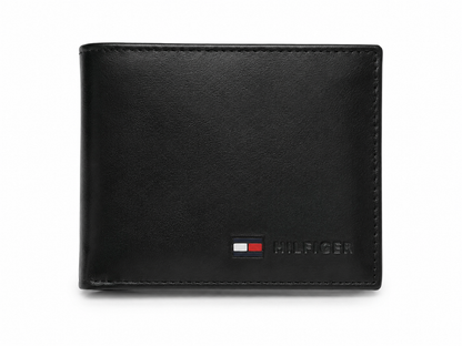 Billetera Plegable Negra para Hombre.