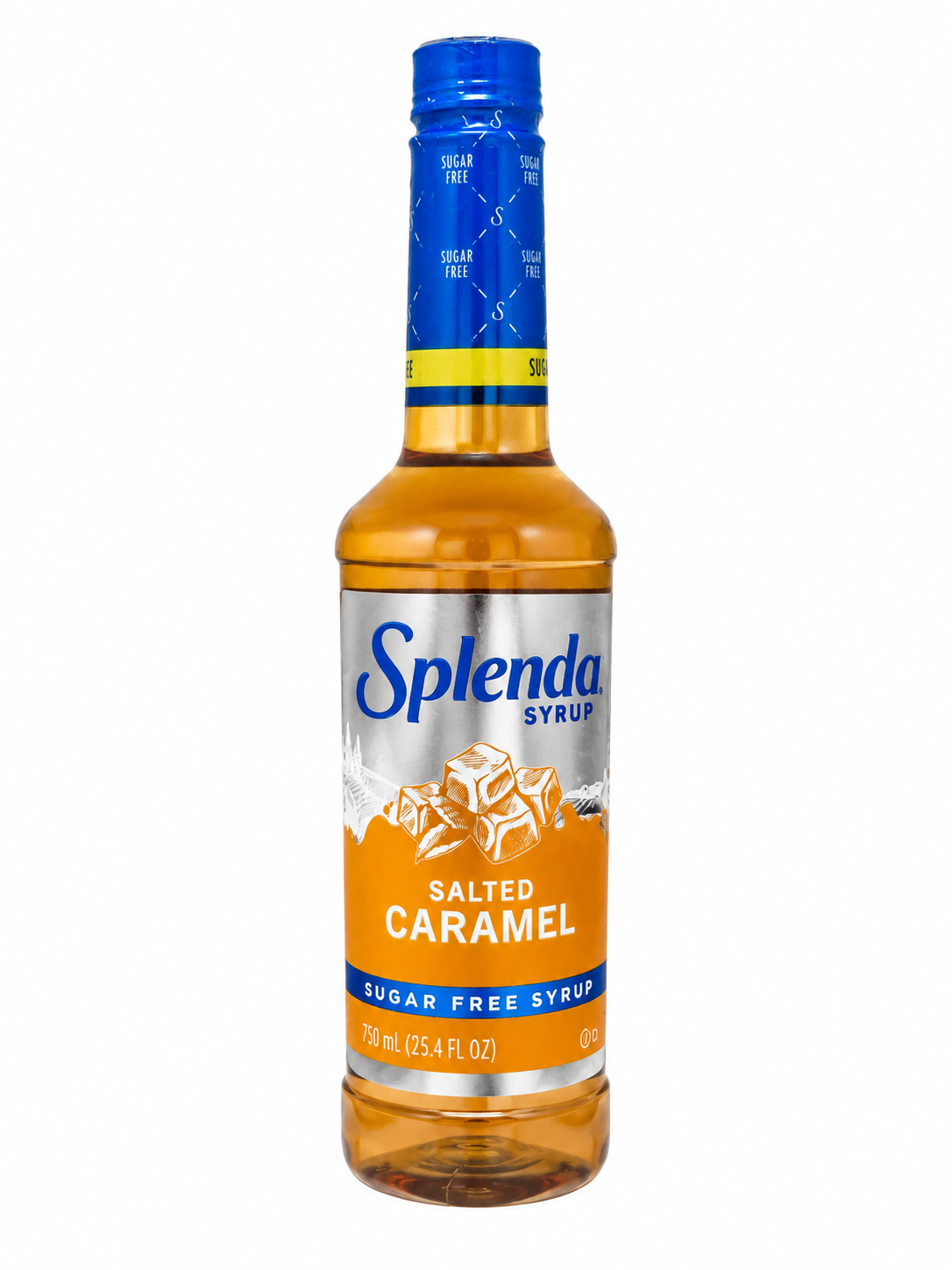 Jarabe Sabor Caramelo Salado Sin Azúcar para Bebidas y Postres.