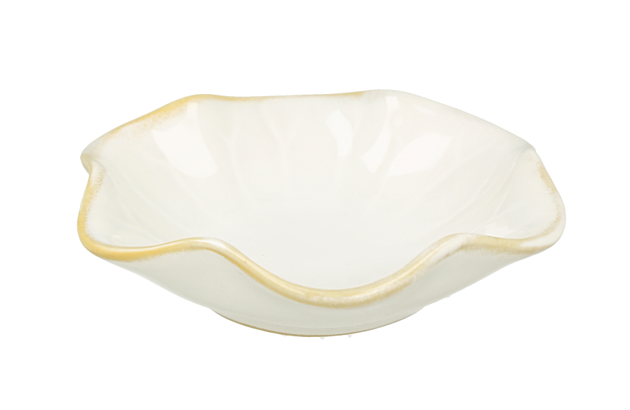 Plato para joyas blanco.