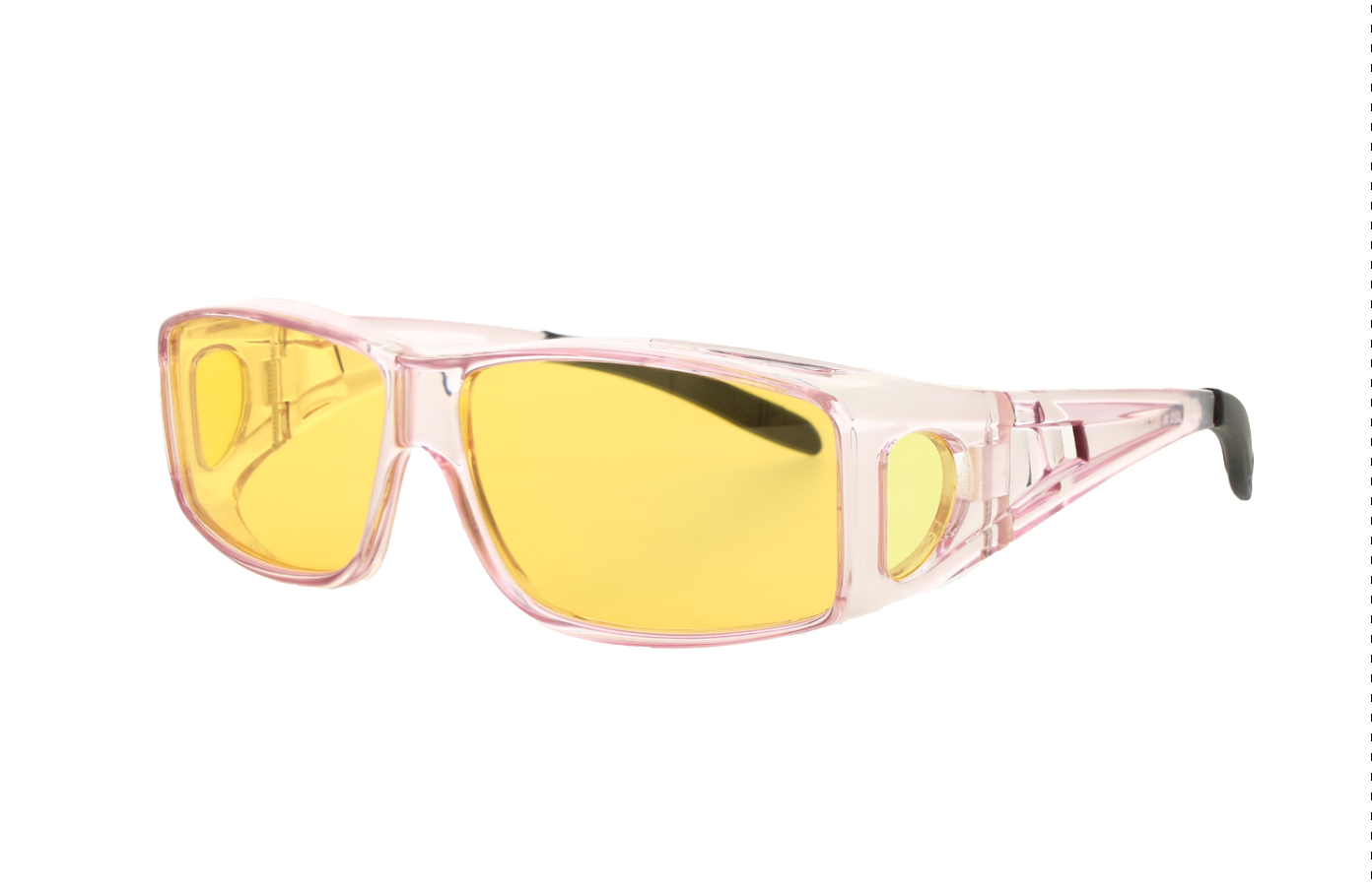 Gafas de visión nocturna modelo LVIOE con lentes amarillas diseñadas para reducir el deslumbramiento.