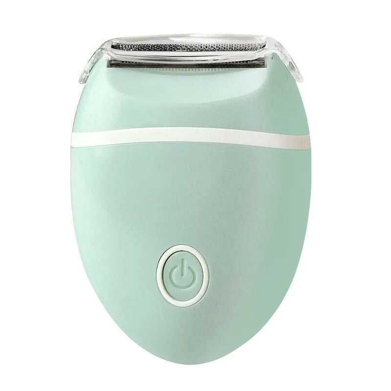 Afeitadora eléctrica portátil para mujer.