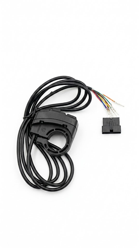 Interruptor multifunción para manillar de bicicleta eléctrica.
