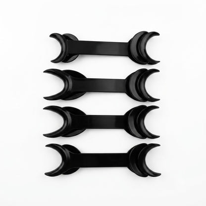 Pack de 8 retractores de labios dentales en forma de T.