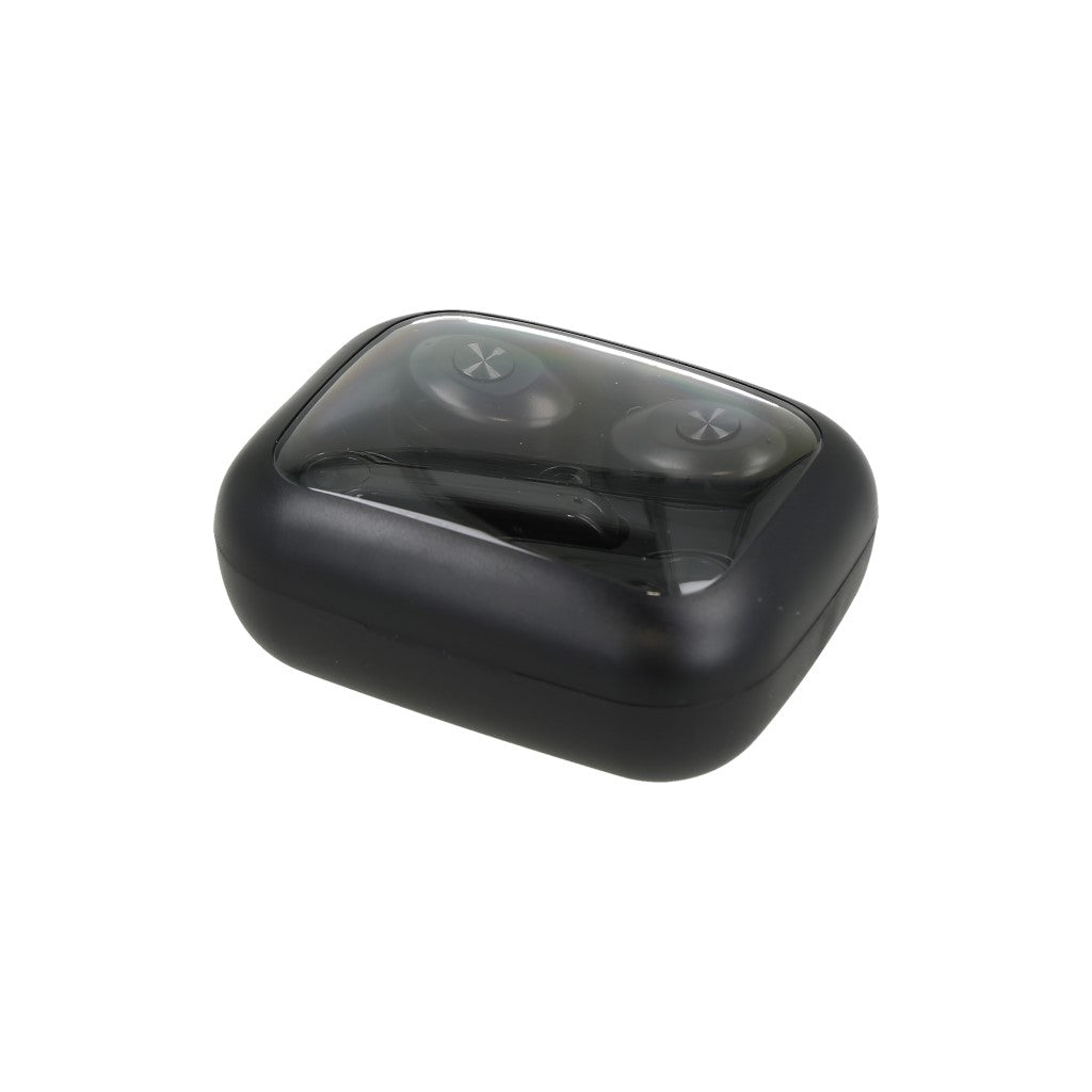 audifonos inalambricosos bluetooth 2 pares TWS, negro
