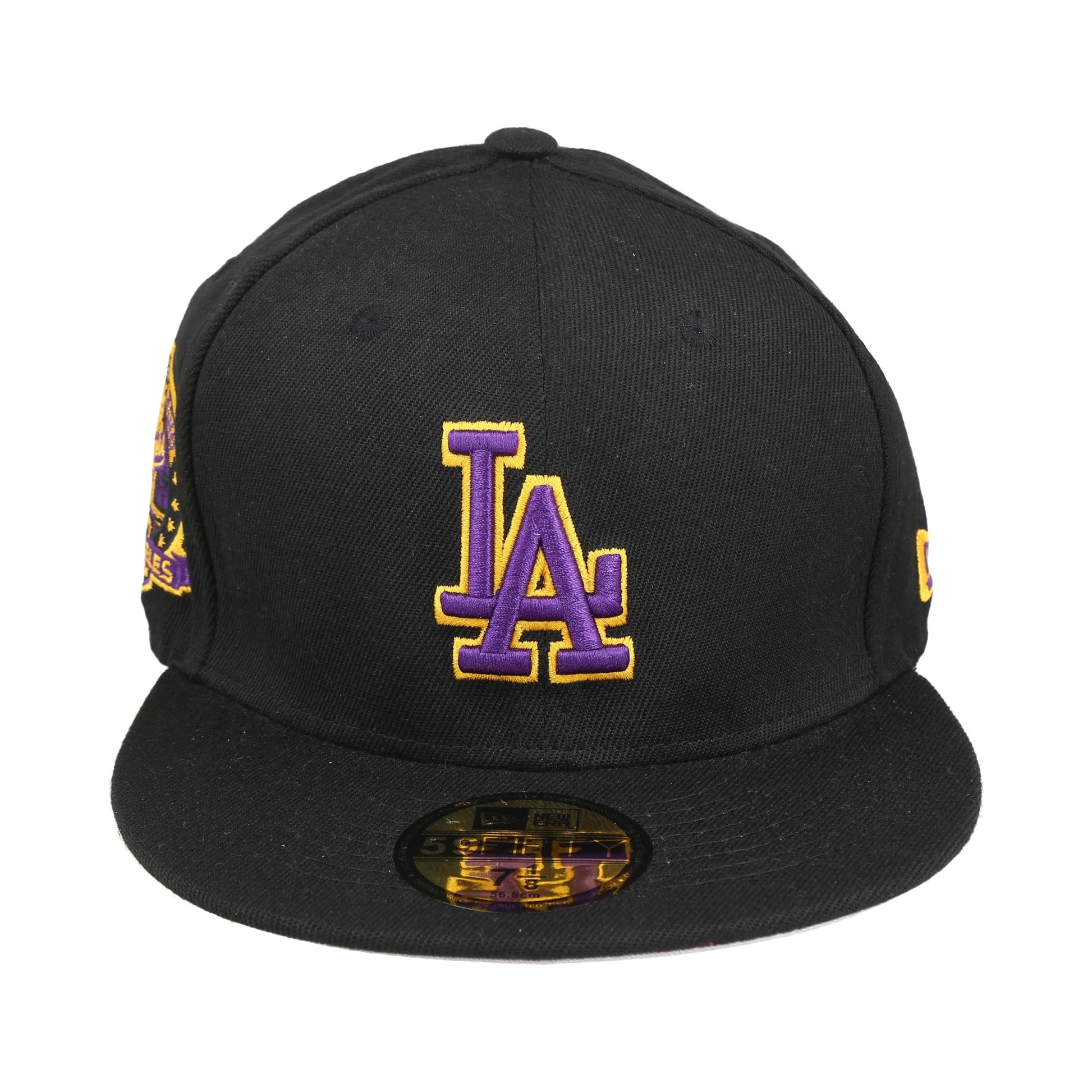 Gorra de los angeles Lakers, negra SIZE 7 1/8