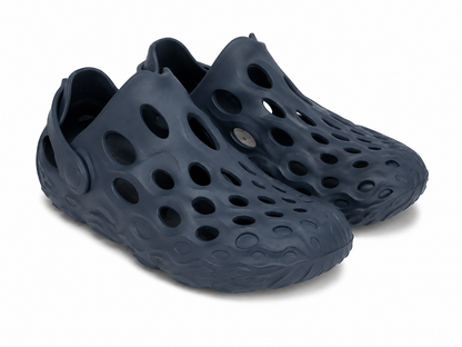 Zuecos de Espuma Unisex con Diseño Perforado Color Azul Oscuro Talla 12.