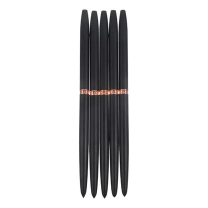 Juego de 5 pinceles liner, para decoración de uñas, diseñados para crear líneas finas y diseños detallados.