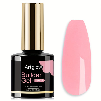 Gel constructor builder gel en el tono rosa #002.