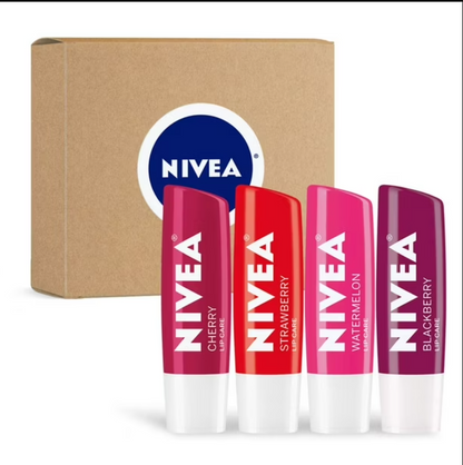 pack de variado de bálsamos labiales.