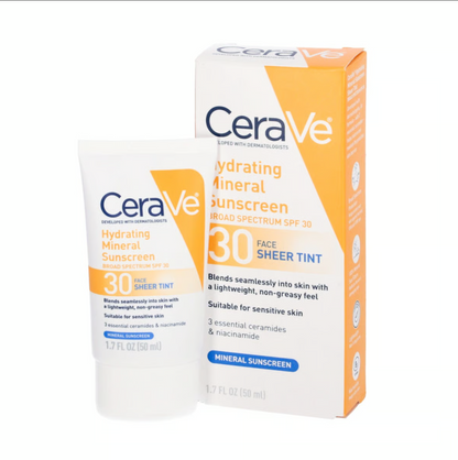Protector solar SPF 30 de amplio espectro con filtros 100% minerales.