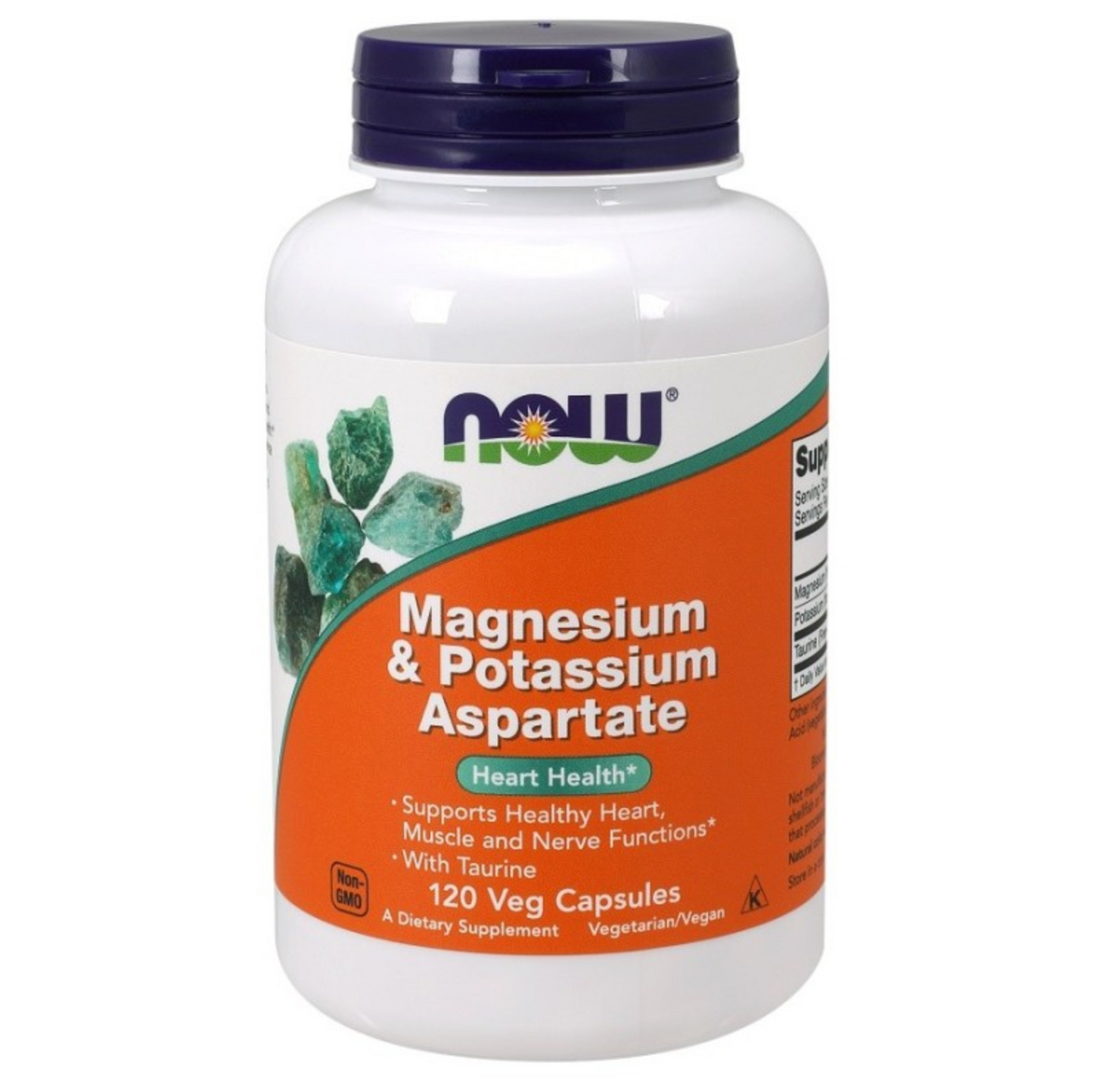 Magnesium & Potassium Aspartate with Taurine 120 vcaps